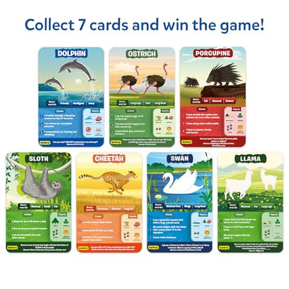 Skillmatics Guess in 10 Animals Megapack – Trivia Card Game, Gift for Kids | Educational Cards, Family Game, Travel Toy & STEM Board Game, Screen-Free Fun, Boys & Girls Ages 6, 7, 8, 9 and Up - style: 9. Animal Planet Mega Pack