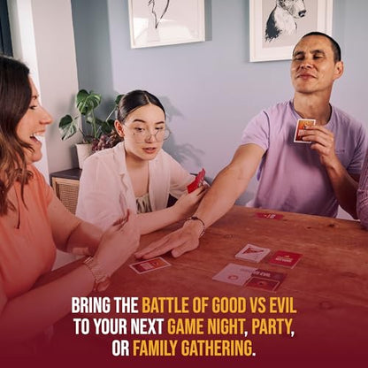 Exploding Kittens Good vs. Evil, 2-5 Players, Ages 7+ Family Card Game | Inspired by the Netflix show, unleash Godcat and Devilcat in this quick-to-learn Exploding Kittens card game. - style: Good vs. Evil