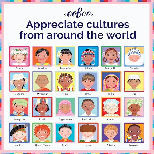 eeBoo I Never Forget a Face Memory & Matching Game, Ages 3+ for 1-4 Players | Game sharpens recognition, concentration & memory skills. Includes 48 tiles, 24 pairs. Engaging play for the whole family - style: I Never Forget a Face