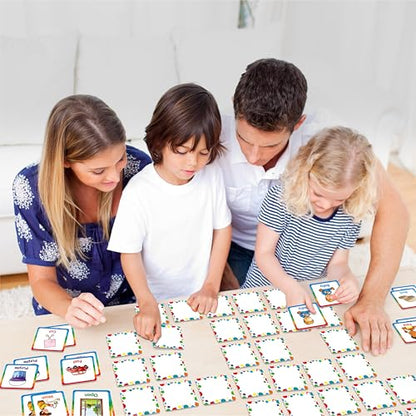 Hebayy Memory Matching Game, 72 PCS Sight Words Matching Cards for Kids, 36 Pairs Memory Cards, Educational Toy for Children to Learn Sight Words 5+ Years Old - style: Sight Words-A