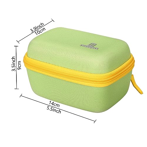Tourmate Hard Storage Case for GoCube Edge, The Connected Electronic Bluetooth Cube - Award-Winning 3x3 Speen Cube (Box for Sale) - color: Green & Yellow