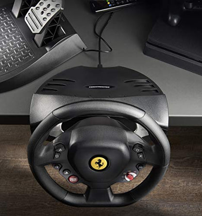 Thrustmaster T80 Ferrari 488 GTB Edition Racing Wheel (compatible w/ PS5, PS5 Pro, PS4 & PC) - style: T80 Wheel - Ferrari Edition