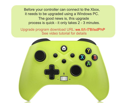 Nonbliep Wireless for Xbox Controller, Compatible with Xbox Series X/S/Xbox One S/X/iOS/Android/PC Controller, Gaming Controller with Turbo/Macro/Dual Vibration/3.5mm Audio Jack Green Need to Upgrade