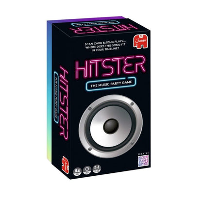 Jumbo Hitster - The Music Fun Party Quiz Card Game, 2-10 Players - 300 Plus Iconic Music Hits - Great for Adult and Family Game Night