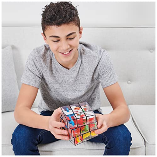 Rubik’s Perplexus Fusion 3x3 Gravity 3D Maze Game Brain Teaser Puzzle Ball | Anxiety Relief Items Cool Stuff | Sensory Toys for Adults & Kids Ages 8+ | Twist To Align Tracks & Guide Puzzle Cube, Challenging STEM Puzzle Develops Problem-Solving & Logic Ski
