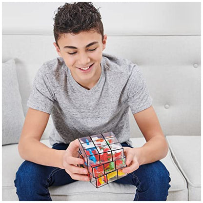 Rubik’s Perplexus Fusion 3x3 Gravity 3D Maze Game Brain Teaser Puzzle Ball | Anxiety Relief Items Cool Stuff | Sensory Toys for Adults & Kids Ages 8+ | Twist To Align Tracks & Guide Puzzle Cube, Challenging STEM Puzzle Develops Problem-Solving & Logic Ski