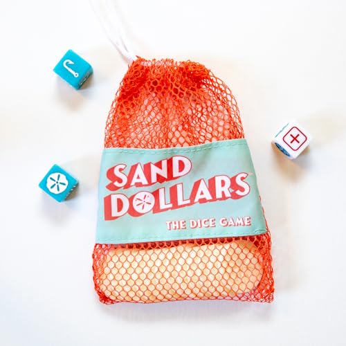Sand Dollars Dice Game | Beach Game and Pool Game for the Whole Family | Screen for Kids Adults and Grandparents | Perfect for Vacation, Lake Cabins and Beach Houses