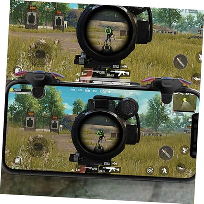 OKUMEYR Game Handle Trigger Pair Lightweight Professional Mobile Gaming Controller Easy Install Compatible with Most Smartphones for Enhanced Shooter Experience