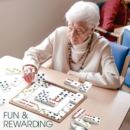 Keeping Busy Dementia Games for Seniors | Alzheimer Products for Elderly Patients Match Dots| Fun Memory Game Toy & Cognitive Brain Puzzle for Senior Citizens w/Memory Loss or Alzheimers