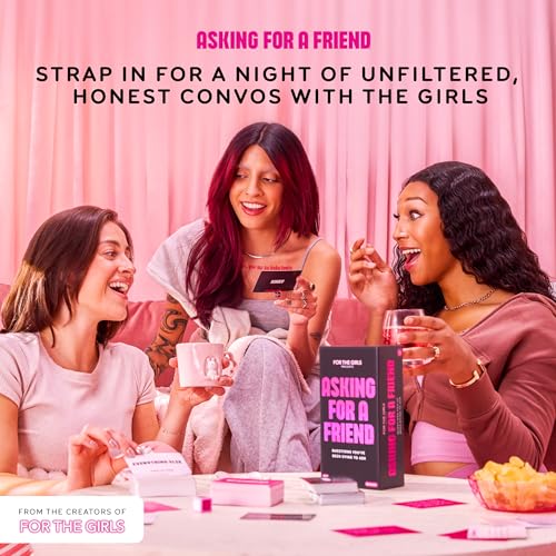 Asking for A Friend by Relatable, Great Card Games for Game Night, Bachelorette Party Favors for Social Gatherings, and Friendly Icebreakers, Includes 300 Cards and 1 Die - style: Asking For A Friend