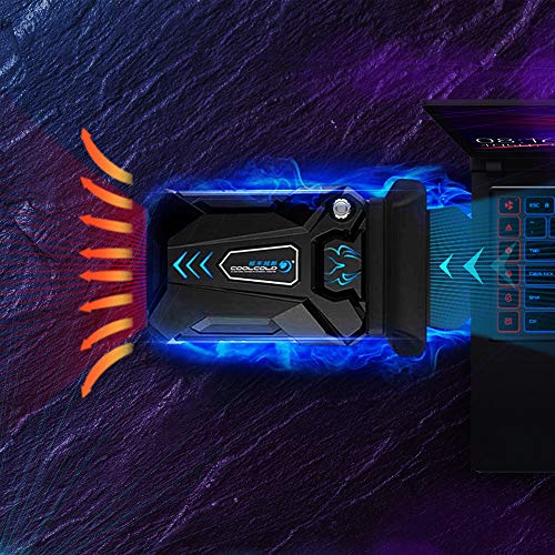 Ejoyous Laptop Cooler with Vacuum Fan, Portable Notebook Laptop Cooler USB Air Extracting Cooling Vacuum Fan Radiator Gaming Laptop Fan with Silent Design