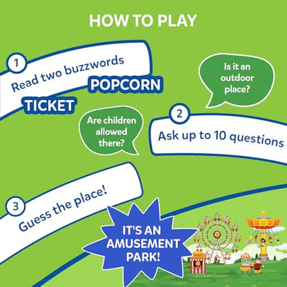 Skillmatics Guess in 10 Around Town – Card Game for Kids & Families | Perfect for Boys, Girls & Kids, Travel Friendly Card & Board Games, Gifts for Ages 6, 7, 8, 9 & Up - style: 3. Around the Town