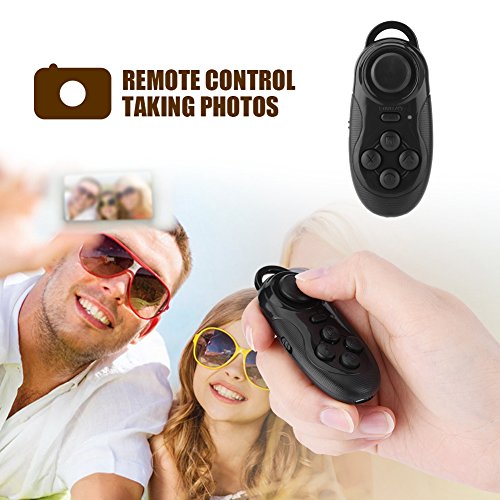 FOSA Bluetooth Game Controller, Mini Portable Wireless Remote Gamepad Joystick for Mobile Phones Tablets Computers TV Plastic 73x31x13mm