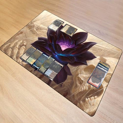 MTG Play Mat, TCG Play Mat for DTCG CCG RPG 24 x 14 inches Trading Card Playmats with Storage Bag Smooth Rubber Surface Battle Game - color: Pattern13