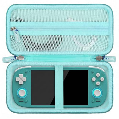 worfty Travel Carrying Case for Retroid Pocket G2/ 6/ 5/ 4/ 4pro Game Handheld Console (Case Only) - Hard Protective Carrying Storage Bag (Teal) - color: Teal
