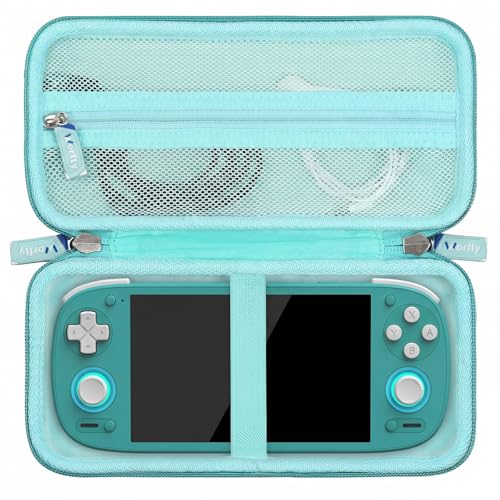 worfty Travel Carrying Case for Retroid Pocket G2/ 6/ 5/ 4/ 4pro Game Handheld Console (Case Only) - Hard Protective Carrying Storage Bag (Teal) - color: Teal