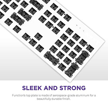 NZXT Function - Full Size Mechanical Keyboard - White - color: White, size: Full Size, style: Function