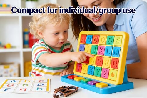 MAGIKON Alphabet Letter Disentanglement Puzzle, Metal Brain Teaser Toy | Metal, interlocking letter design, ABC puzzle, logic and problem-solving, durable, for kids and adults, screen-free learning