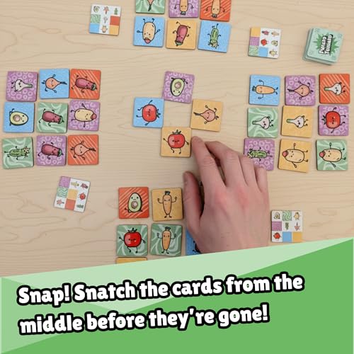 TADU Potato Tomato • Quick Card Game for Children and Adults • Travel Game • Board Game for Families • Ages 6+ • 2-4 Players • 30 Minutes