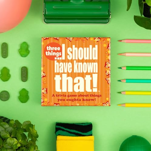 I Should Have Known that!—Three Things, Trivia Game