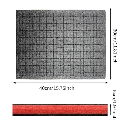 Toolboxes Foam Sponge Insert Game Box Board Cases Pre Cut Segments Customizable Drawer Padding Shock Absorbing Suitable for Camera Cases to, Black red Black 5CM - size: black red black 5CM