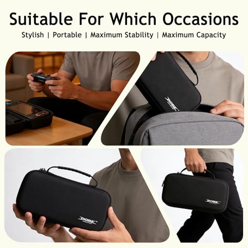 SOTY Switch Carrying Case for Nintendo Switch 2 with 12 Game Card Slots，Portable Hard Shell Pouch Carrying Travel Game Bag for Switch 2 Console & Accessories