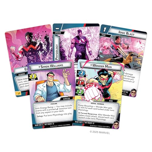Marvel Champions The Card Game Wonder Man Hero Pack | 40-Card Pre-Built Leadership Deck, Cooperative Strategy Game for Kids & Adults, Ages 14+, 1-4 Players, 45-90 Min Playtime