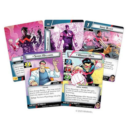 Marvel Champions The Card Game Wonder Man Hero Pack | 40-Card Pre-Built Leadership Deck, Cooperative Strategy Game for Kids & Adults, Ages 14+, 1-4 Players, 45-90 Min Playtime