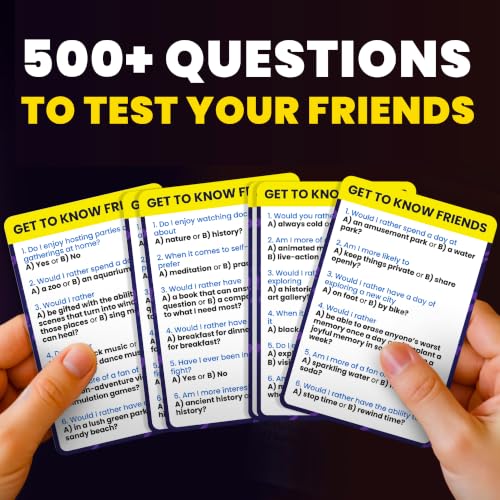 QUOKKA Board Games for Adults and Teens – Who Knows Me Better Classic – Family Trivia Card Game with 500+ Questions for Party Night – Fun Guessing Game Ages 15+ - color: Classic