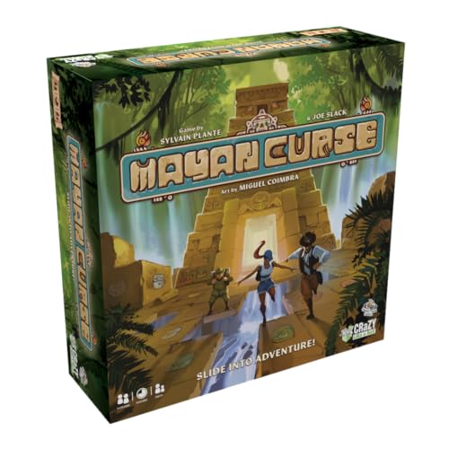 Mayan Curse – Thrilling Puzzly Board Games for Adults & Kids, Strategic Family Games for Game Night, Party Game with Fantasy, Adventure & Suspense, Ideal Gift for Boardgame Lovers