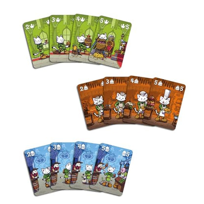 Medieval Academy (Second Edition) - Card Drafting, Strategy Board Game, Chivalry, Tournaments & Adventure, Ages 8+, 1-5 Players, 30 Min
