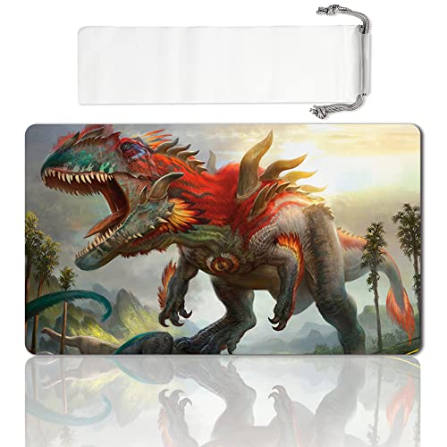 Board Game MTG Playmat Games Size 60X35 cm CCG Compatible for MTG CCG RPG Trading Card Game (Gishath, Sun's Avatar) - color: Gishath, Sun's Avatar