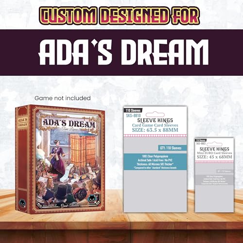 Sleeve King's Ada's Dream Compatible Card Sleeve Bundle - style: Ada’s Dream (8803 x 1 + 8810 x 1)