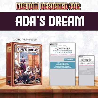 Sleeve King's Ada's Dream Compatible Card Sleeve Bundle - style: Ada’s Dream (8803 x 1 + 8810 x 1)