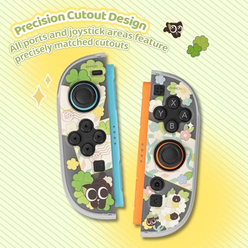 GeekShare Slim Protective Case Compatible with Switch 2 (2025), Anti-Scratche and Shock-Absorption Dockable Hard Shell for Switch 2 Game Console - Spring Letter - color: The Hei-Spring Letter