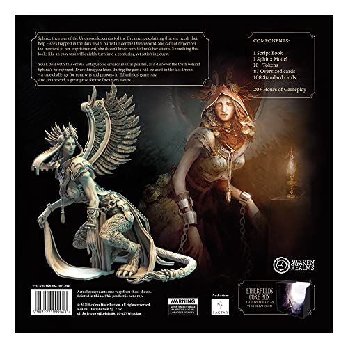 Etherfields Board Game Sphinx Campaign Expansion | Fantasy Strategy Game | Narrative Adventure Game for Adults | Ages 14+ | 1-4 Players | Avg. Playtime 90-180 Minutes | Made by Awaken Realms