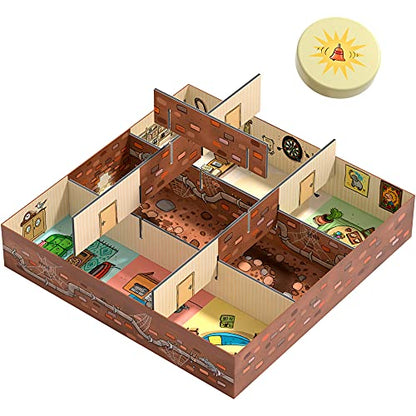 HABA Inspector Mouse: The Great Escape - Detective Board Games for Family Night, Cooperative Memory Games for Ages 5+, Includes 3D Playing Board with Fun Sounds