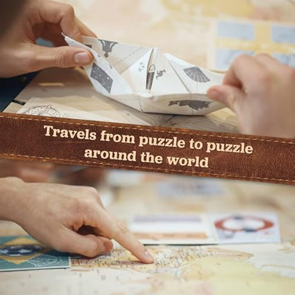 Hidden Games – Professor Charlie's World Tour – Puzzle Advent Calendar | 24 envelopes of puzzles around the world with Professor Charlie. One a day until Christmas