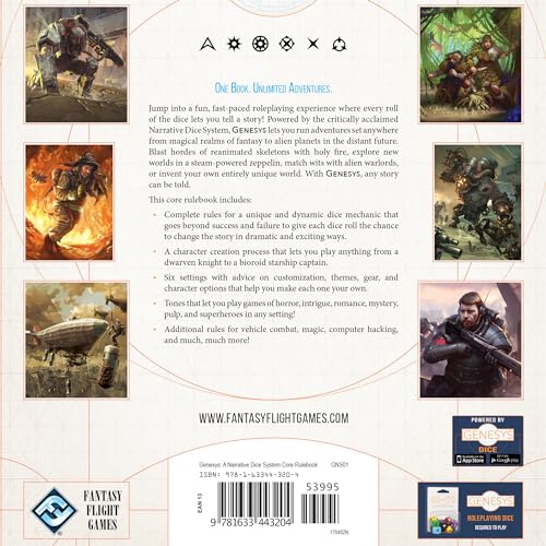 Genesys Roleplaying Game CORE RULEBOOK | Fantasy S