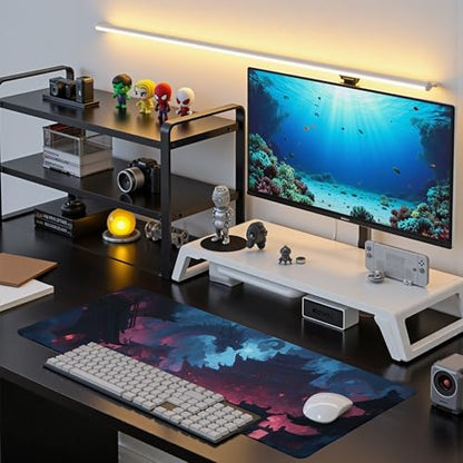 Huge Dragon Mouse Pad Abstract 31.5x11.8 Inch Table Pad Cute Desk Accessories Non-Slip Rubber Base Large Mousepad Stitched Edges Keyboard Mouse Mat Desk Pad for Office and Home - color: Dragon
