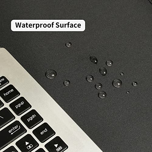 Wolaile Large Mouse Pad, 36x17 in Gaming Mouse Mat,Waterproof and Non-Slip Desktop Pad for Computer Keyboard,Black,XL