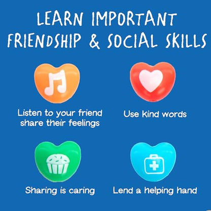 Educational Insights Pete the Cat Groovy Friendship Game - Preschool Board Games for Kids 4-6, Social Emotional Learning Games for Kids, Skill-Building Toddler Matching Game, Family Fun with Toddlers