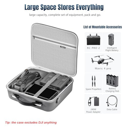 Mavic 4 Pro Carrying Case Storage Bag, Hold RC Pro 2 Remote Controller, Compatible with DJI Mavic 4 Pro Creator Combo - style: For Creator Combo