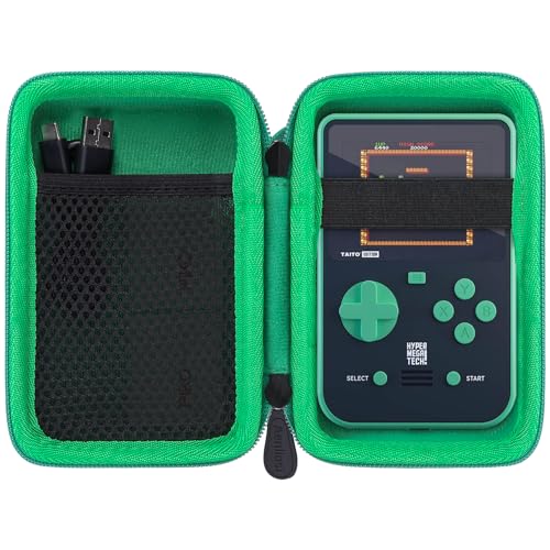 Aenllosi Hard Carrying Case Compatible with Blaze Taito/Atari/Technos/Capcom/Neo-Geo/Data East Super Pocket Arcade Gaming Handhled,Mesh Pocket for USB Cable & Evercade Cartridges(Case Only) - size: for Taito