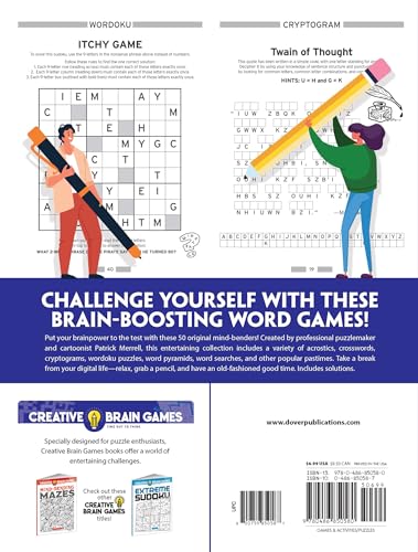Creative Brain Games Perplexing Word Puzzles (Dover Brain Games & Puzzles)