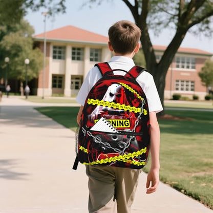 Game Backpack For Boys Gamers Boys Backpack for Kids Children Teens Elementary Middle School Students Bookbag Ages 6-18 Lightweight Travel Back Pack - color: Crime Game