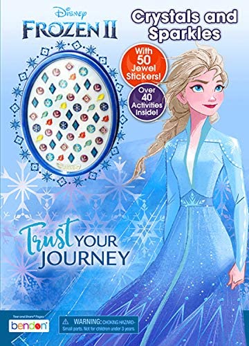 Disney Frozen and Frozen 2 Coloring and Stickers Activity Books Set