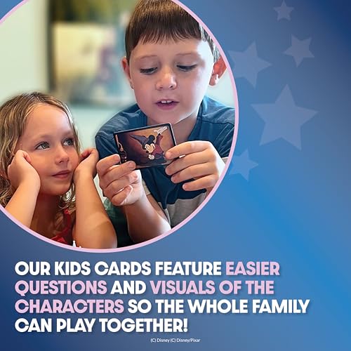 Disney Trivia Board Games for Family Night, Travel Games, Strategy Game, 6+ | Disney Toys, Family Game Night, Travel Games, Screen-Free, Holiday Game, Kids Board Game, Strategy Games