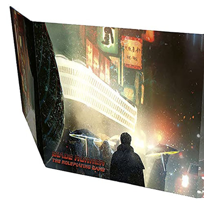 Free League Publishing Game Runner RPG Gamemaster Screen, Roleplaying Tabletop Accessory Expansion - style: Gamemaster Screen