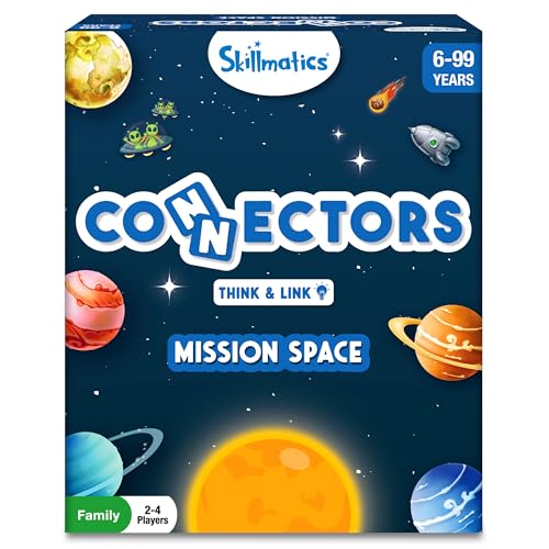 Skillmatics Educational Game – Connectors Mission Space, Strategy Game | Fun Family Game, Fun for Kids, Boys, Girls Ages 6, 7, 8, 9 and Up - style: Mission Space - Rectangle Box